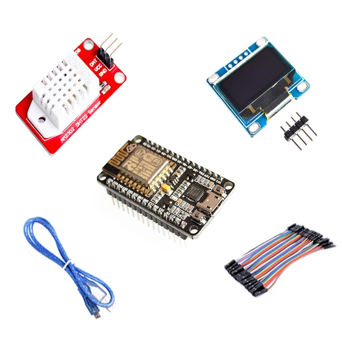 Стартовый комплект ESP8266 с Wi Fi для arduino беспроводной модуль NodeMCU OLED дисплеем 0 96