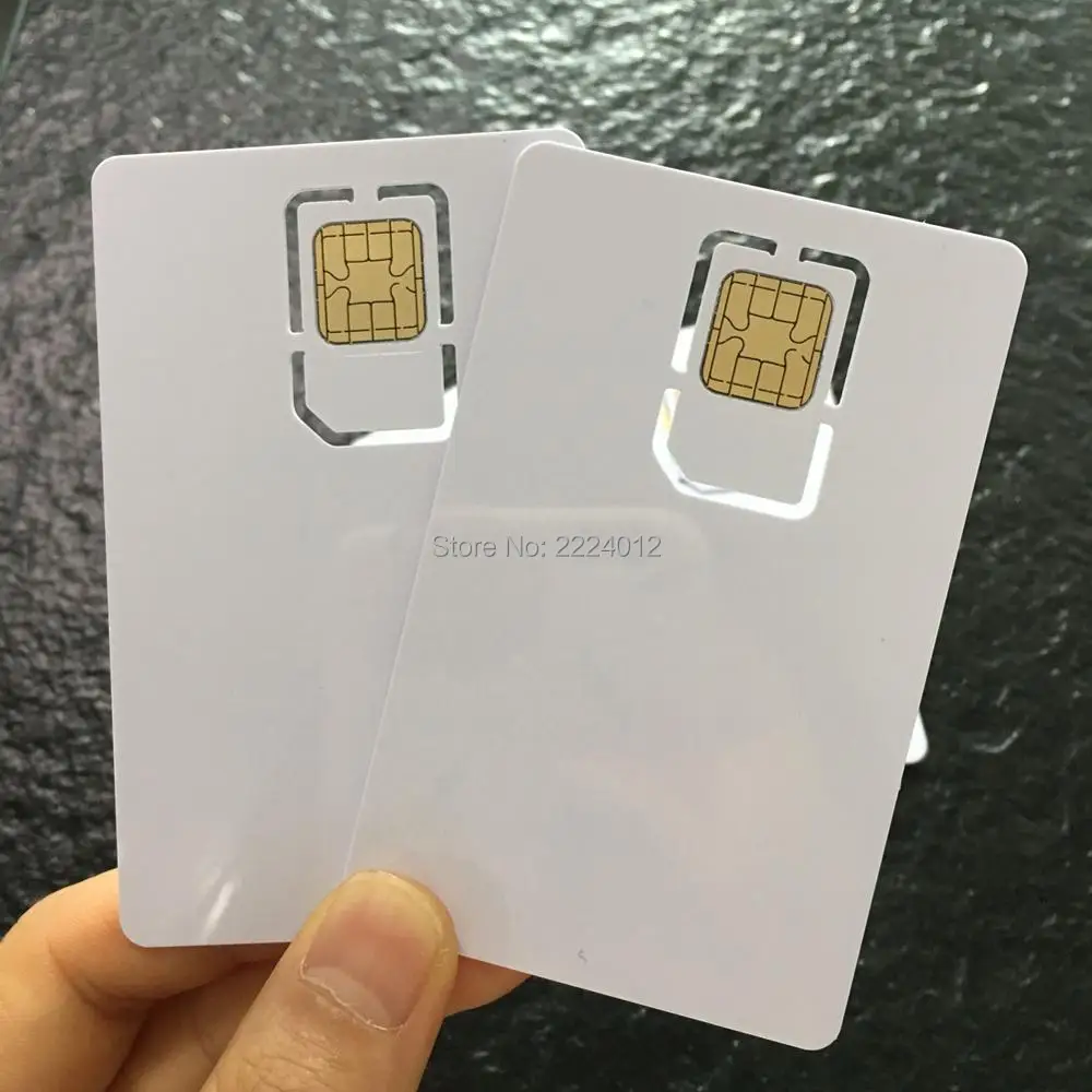 Карта Micro Comobo JCOP J2A040 40K с 2 треками HiCO Magstripe Размер SIM 2FF стандартная 3FF совместима