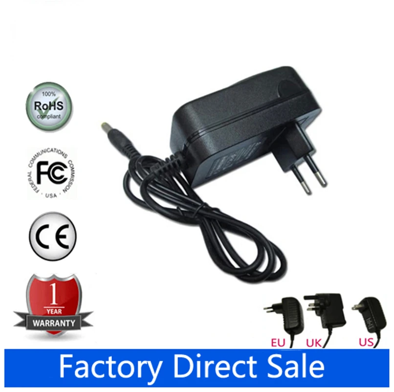 

18V 600mA 0.6a 5.5*2.1mm Universal AC DC Power Supply Adapter Wall Charger