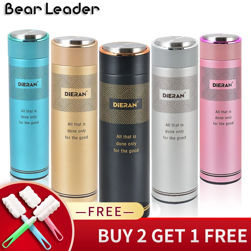 Bear Leader 350 мл 500 вакуумная Термокружка Из Нержавеющей Стали креативные короткие