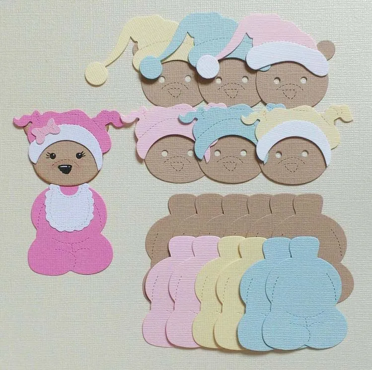 Рождественский медведь металлические штампы трафареты для сделай сам