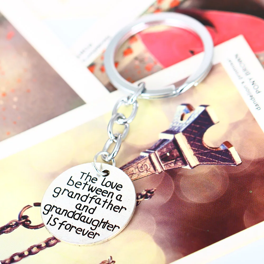 Брелок для ключей любовь между дедушкой и внучкой|key holder jewelry|key holderkeychain key ring |