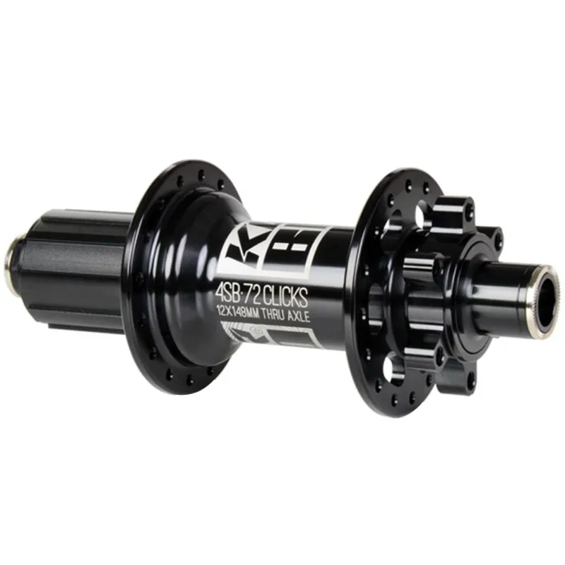 KOOZER BM440 MTB горный велосипед BOOST концентраторы 32 h диск с отверстиями подшипник ступицы Передняя Задняя 6 Болт 15*110 12*148 мм через - Цвет: Rear hub black
