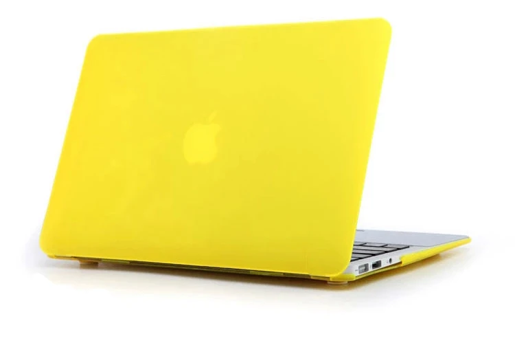 Чехол для ноутбука Apple macbook Air Pro retina 11,6 12 13,3 15 для Mac book Pro 13 15 дюймов с сенсорной панелью+ чехол для клавиатуры - Цвет: Yellow