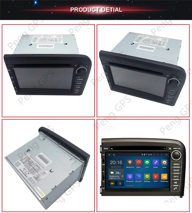 4 + 32G Android 9 0 автомобильный DVD GPS навигация мультимедийный плеер Автомобильный