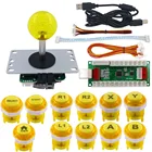 Аркадный Комплект сделай сам, аркадный контроллер с кнопкой Нулевая задержка, USB кодировщик, аркадный джойстик для PS3, ПК, механический переключатель клавиатуры