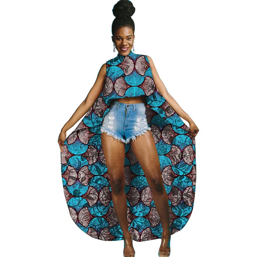 Женская традиционная модная юбка-смокинг в африканском стиле платья с принтом