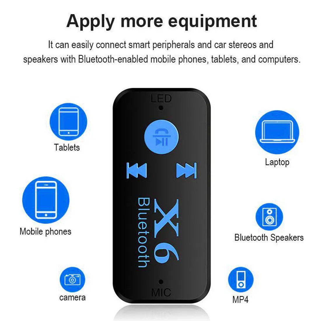 Marsnaska черный 3,5 мм разъем Aux Bluetooth 4,1 Беспроводной USB приемник громкой связи Bluetooth аудио адаптер