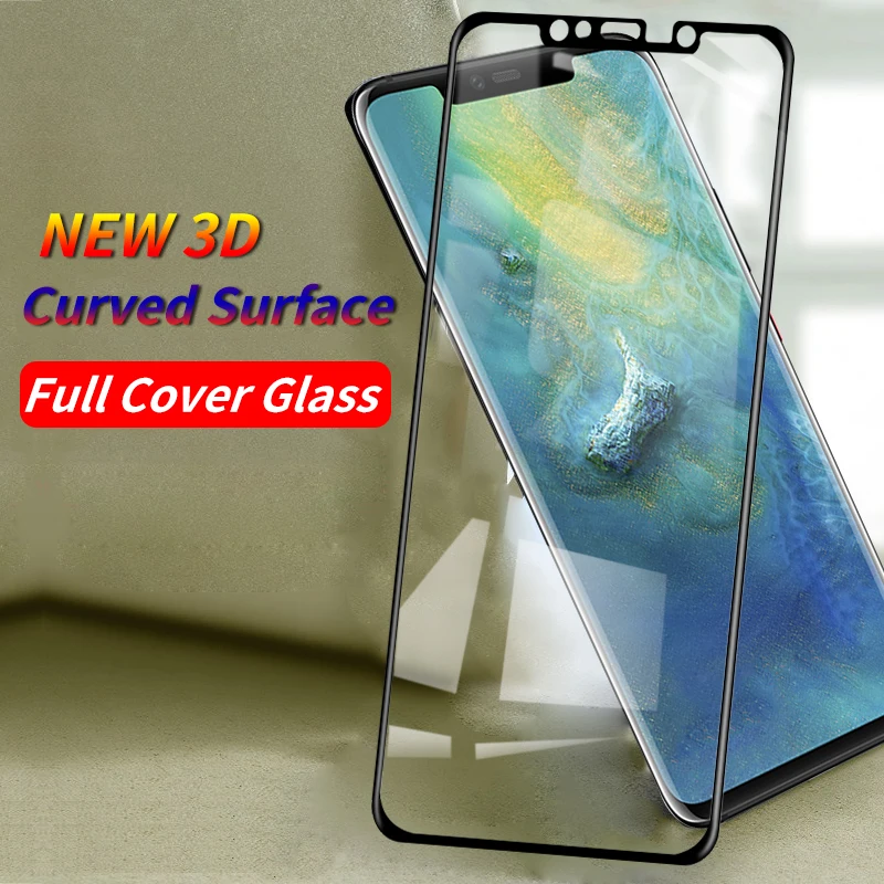 Для huawei Коврики 20 pro Экран протектор Полный Панель крышка из закаленного Стекло