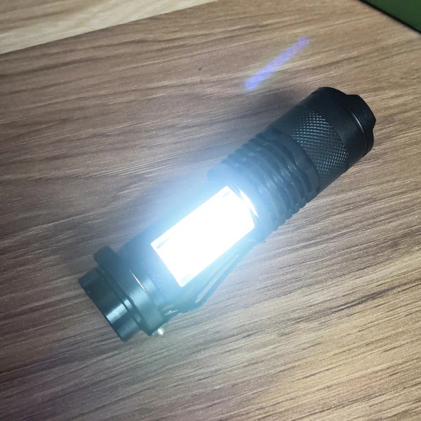 Супер яркий мини удара светодиодный фонарик Cree XML Q5 фонари 4 режима Портативный