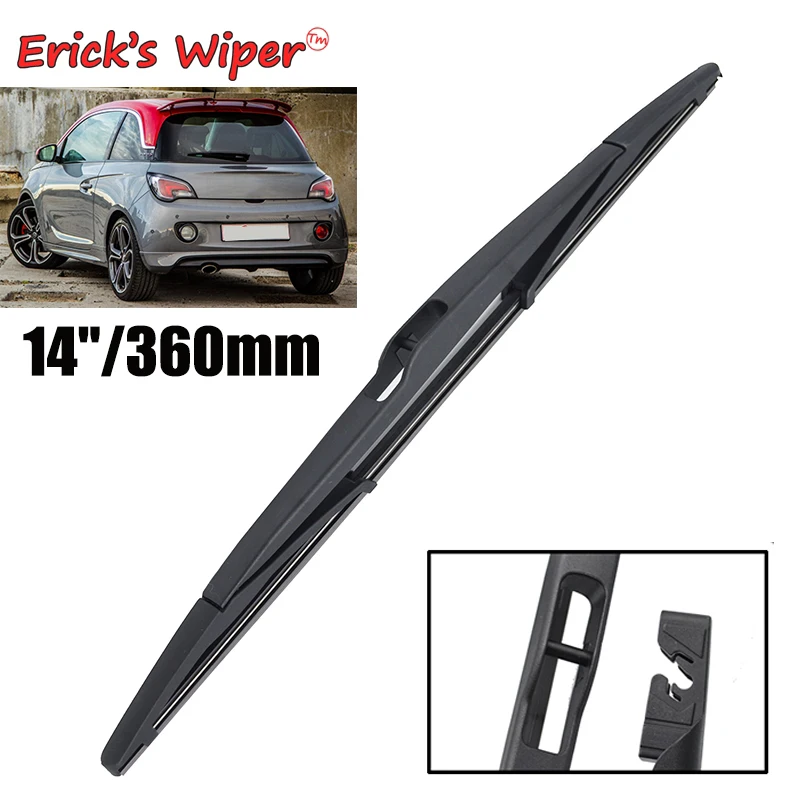 

Erick's Wiper 14" Rear Wiper Blade For Opel Adam 2012 - 2019 2018 2017 2015 2014 Windshield Windscreen Rear Window