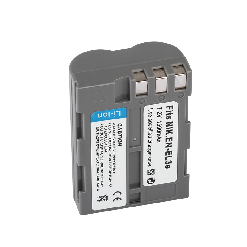 Dinto 7 2 V 1500 мА/ч EN-EL3e ENEL3e RU EL3e цифровой Камера Замена Батарея для Nikon D100 D200 D300 D50 D70 D80 D90