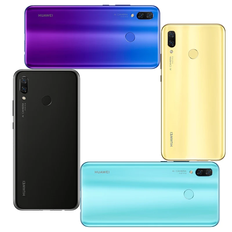 Смартфон huawei Nova 3 Kirin 970 Qcta-core Face Unlock Android 8 1 24MP 4 * Камера 6 &quot3750 mAh несколько языков