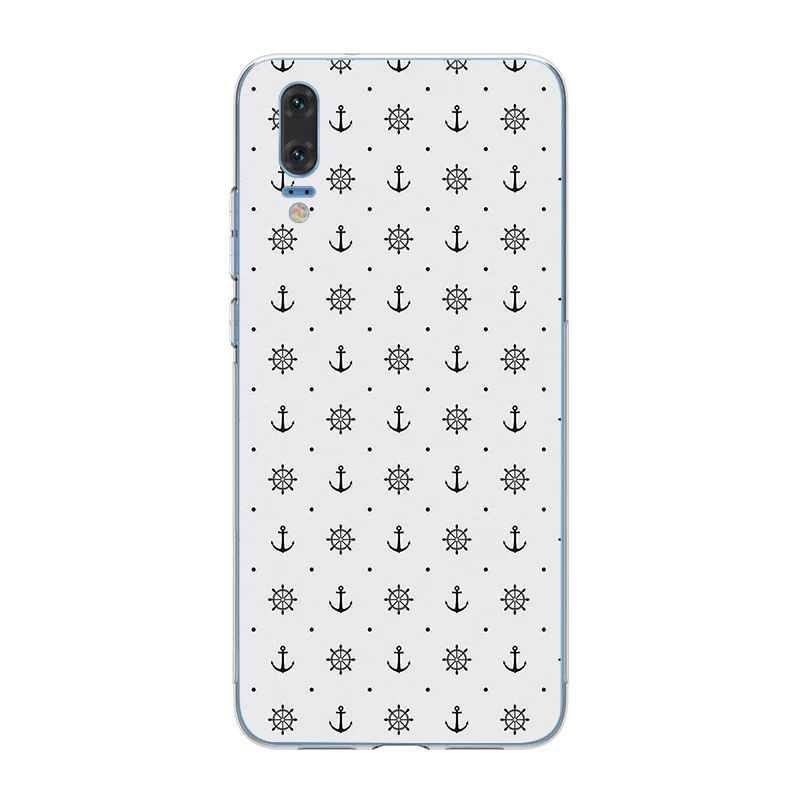 Ciciber чехлы для телефонов Huawei P20 P8 P9 P10 Mate 20 10 9 Lite 2017 X Pro Мягкий ТПУ чехол P Smart 2019 якорь