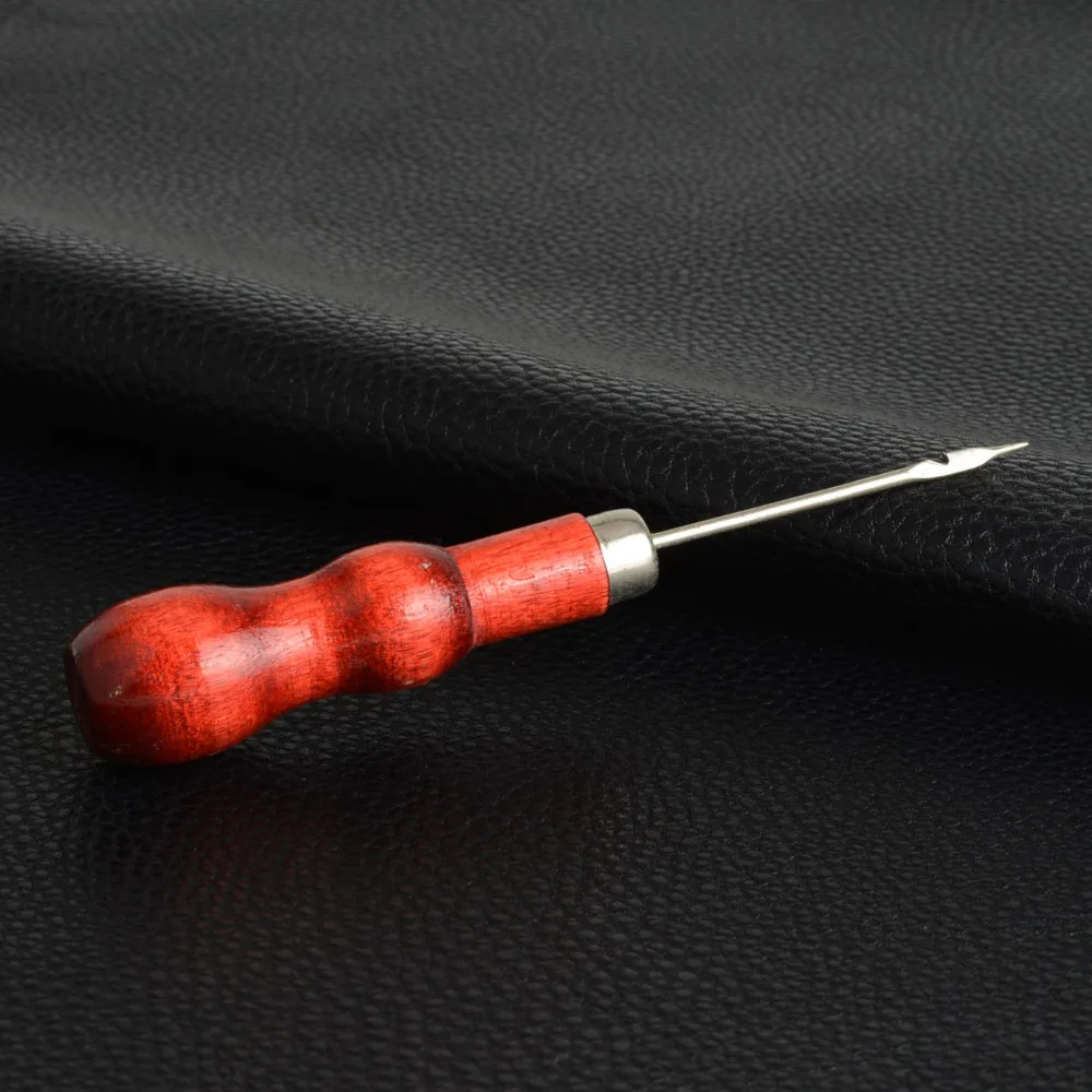 Набор инструментов для шитья кожи и текстиля шило с деревянной ручкой конусное