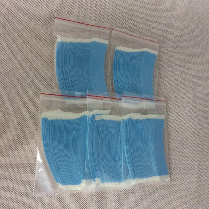 

36pcs Double Side Hair Tape Tabs Glue Hair Adhesives Blue Hair Hold For Lace Wig Extension Toupee Lace Front Tape