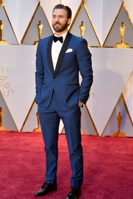 

Navy Blue Suit Men Slim Fit Wedding Suits For Men Tuxedos Groom Formal Party Red Carpet Prom Man Blazer Costume Homme Mariage