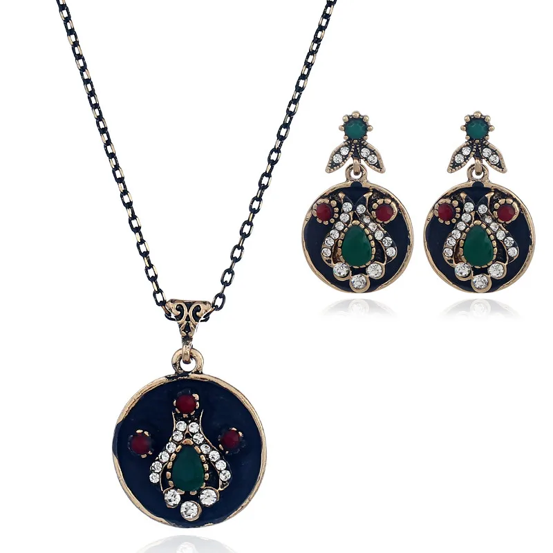 2017 новые ювелирные изделия богемные винтажные турецкие ожерелье с кулоном