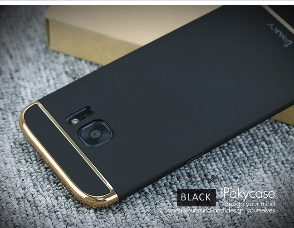 IPAKY класса люкс чехол для телефона Shcokproof бампер чехол для ПК на samsung Galaxy S7 край S8 S 7 8 s7edge S8plus плюс 4/6 32/64/128 ГБ