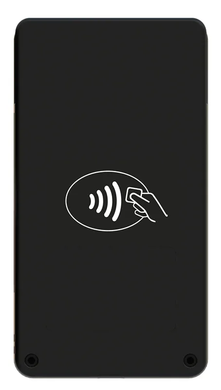 Зашифрованный мобильный магнитный и EMV IC чип считыватель смарт-карт с pinpad |