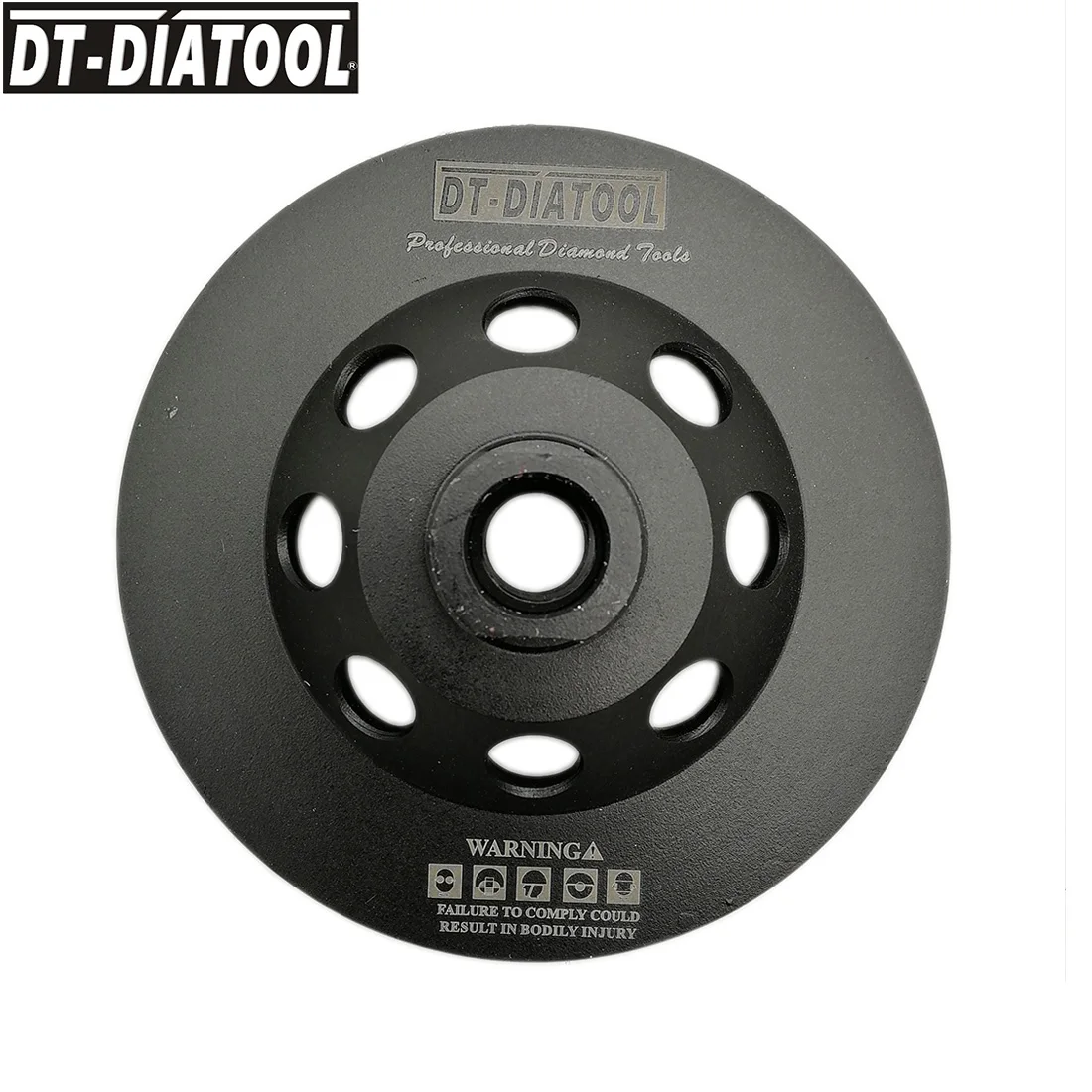 DT-DIATOOL 1 шт. Алмазный двухрядный шлифовальный круг с резьбой M14 для бетона твердого