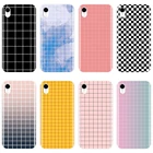 Чехол для iPhone 6 S, 6 S, 7, 8, X, XR, XS Max, желтый, сетчатый, розовый, черный, мягкий силиконовый чехол для iPhone 8, 7, 6 S, 6 S Plus
