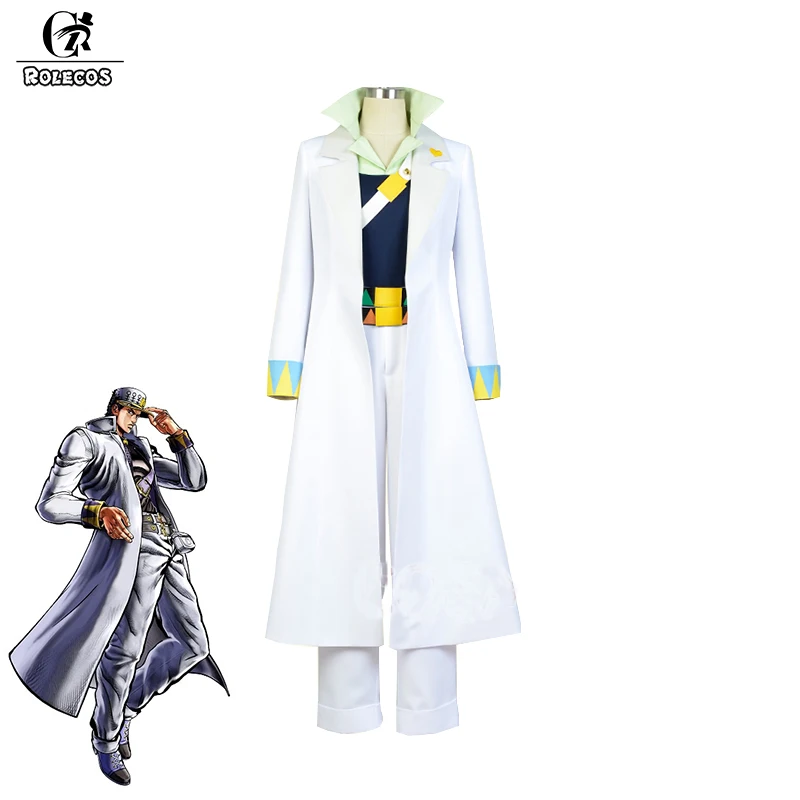 Мужской костюм Тренч ROLECOS для косплея белый Тренч|Костюмы аниме| |