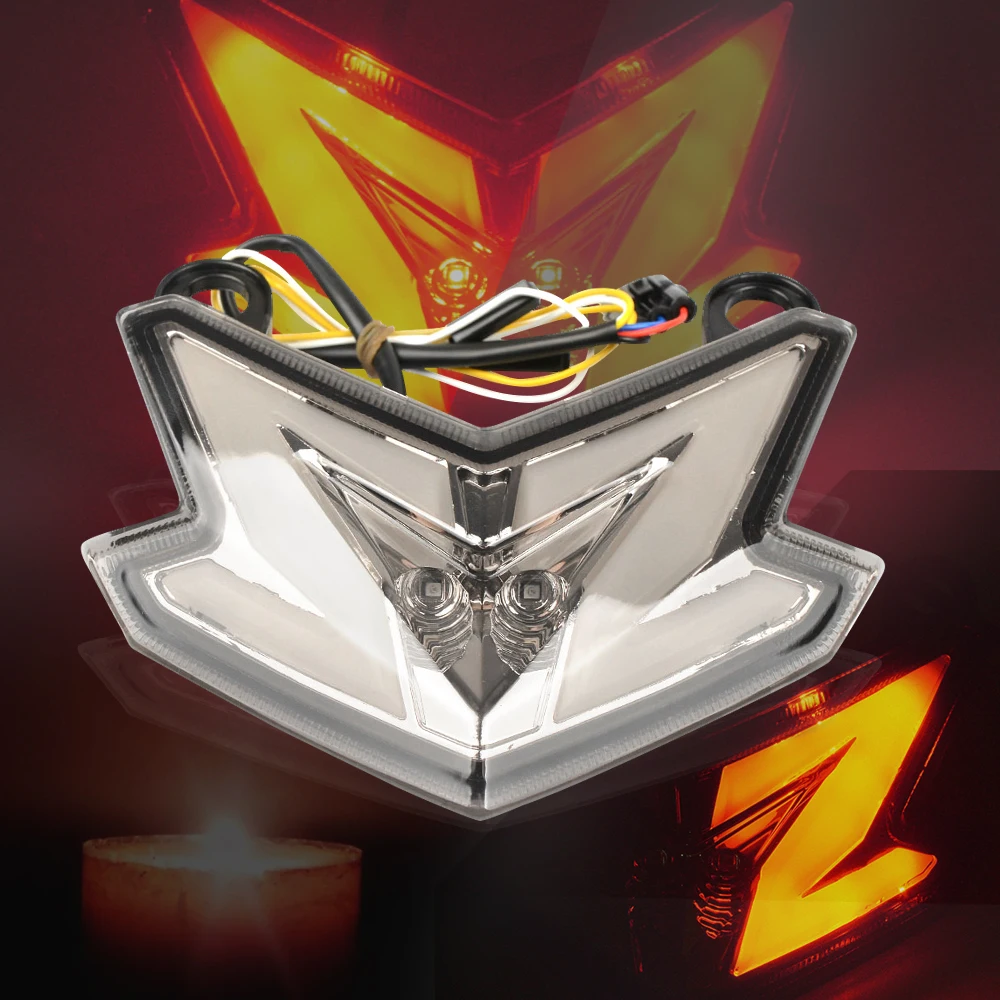 Универсальный мотоциклетный светодиодный заподлицо дымовой указатель поворота