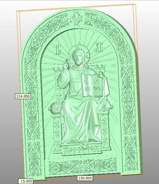 Рельефная Модель 3D в формате STL ЧПУ роутер резьба гравировка Artcam aspire M116 |