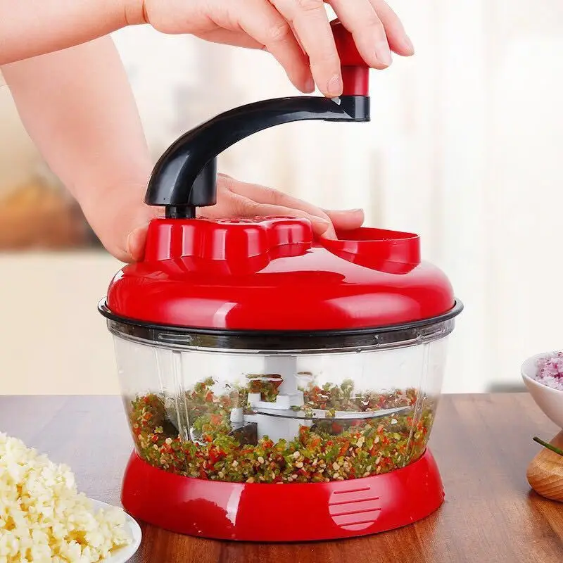 Многофункциональный ручной кухонный комбайн Мясорубка измельчитель овощей измельчитель резак яйцо блендер большой емкости кухонный гаджет