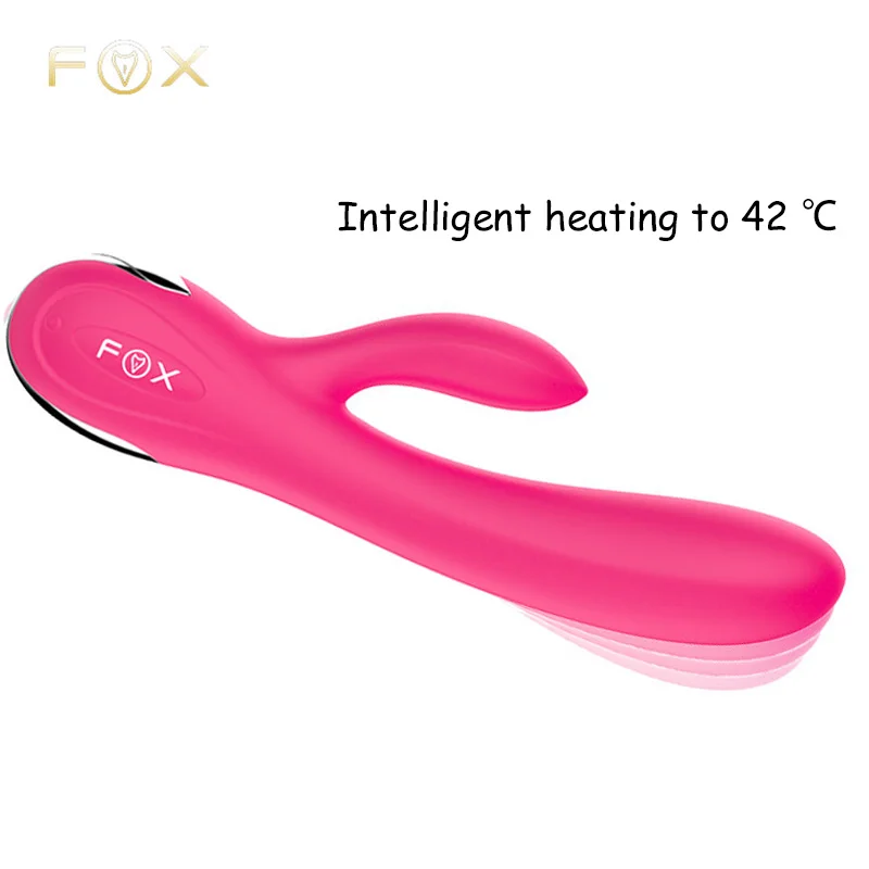 Dual vibration G-spot vibrator stimulate clitoris smart heating dildo sex toys for women products | Красота и здоровье