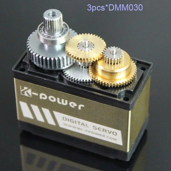 Фото 3 шт. K-power DMM030 металлическое снаряжение Водонепроницаемый кг Крутящий момент 3 шт. K-power DMM030 металлическое снаряжение Водонепроницаемый кг Крутящий момент