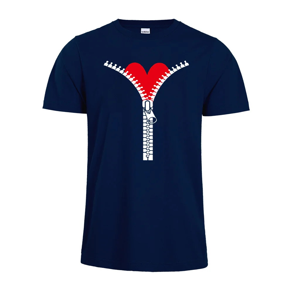 

Open Heart Surgery Humor Zipper I Survived T-shirt Short-Sleeve Unisex Cotton Tees