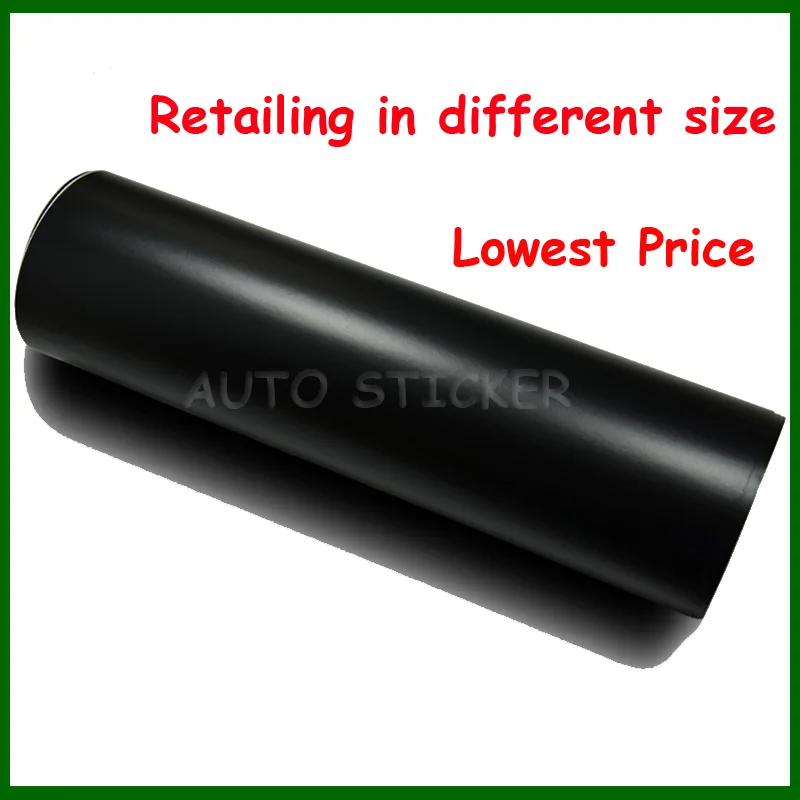Retailing Hot Color 10/20/30/40/50cm*152cm Black Matte Car Wrap Vinyl Film Matt With Air Free | Автомобили и мотоциклы