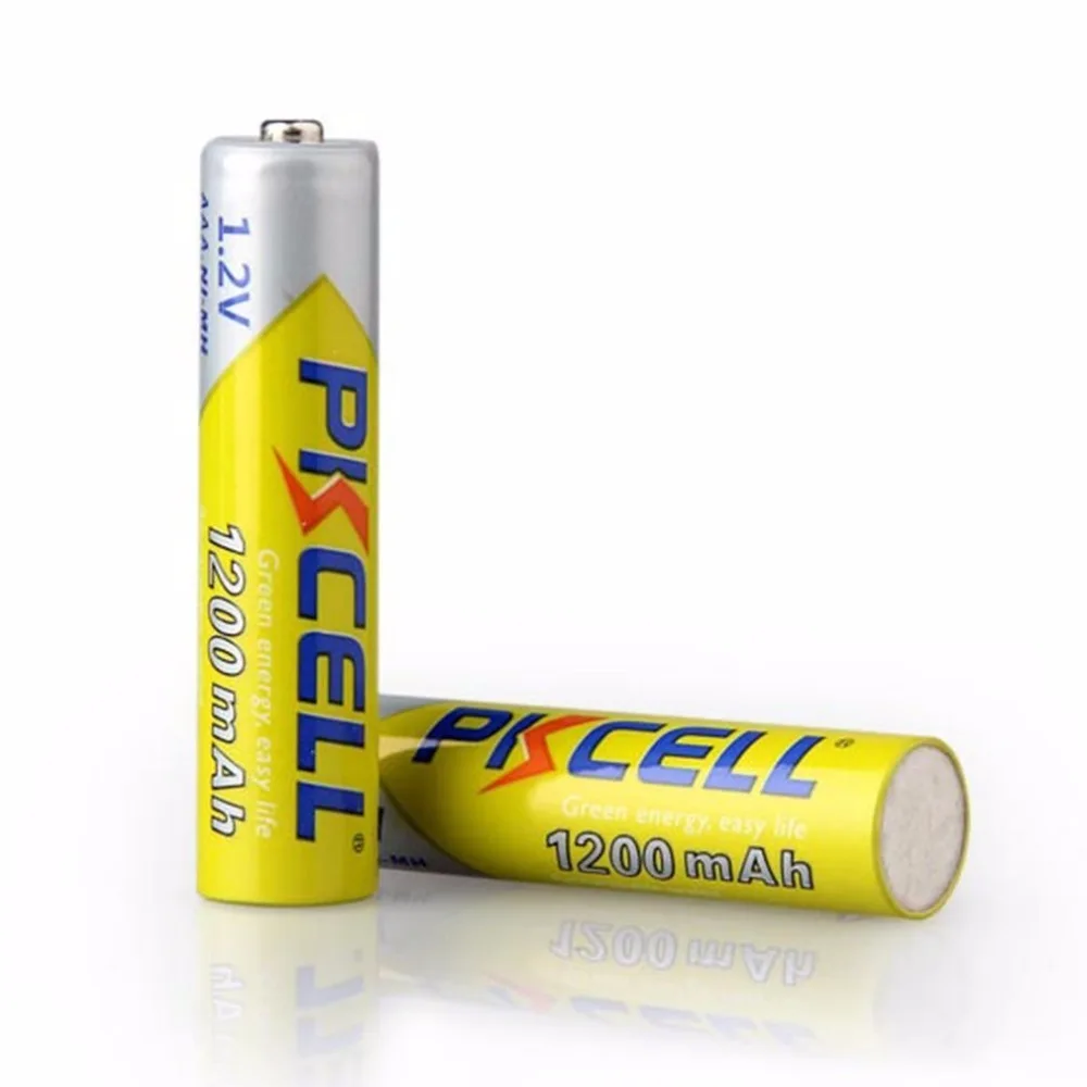4 шт PKCELL 1200mAh Ni-MH батареи 1 2 V перезаряжаемый aaa-аккумулятор экологичный подходит