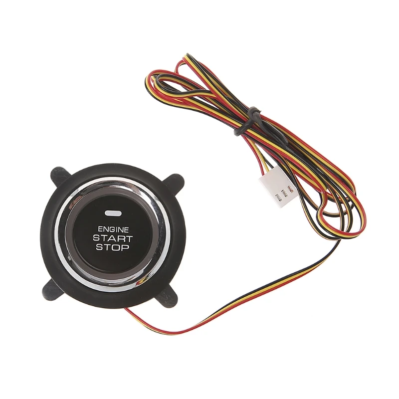 

DC 12V Engine Push Start stop Button For PKE Smart Key Push Button Start Motorcycle car accessories