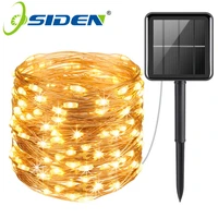 solar light led outdoor leds string lights fairy holiday christmas party garland garden decor waterproof lights 8mode 7m 12m 22m