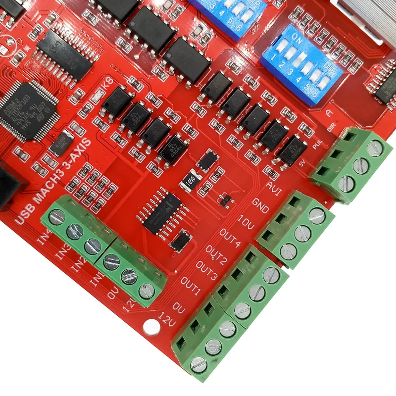 Коммутационная плата с вентилятором MACH3 CNC USB 100 кГц 3 оси интерфейс драйвер motion контроллер драйвер платы