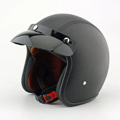 Мотоциклетный шлем rcycle jet винтажный открытое лицо Ретро 3/4 полушлем casco Moto