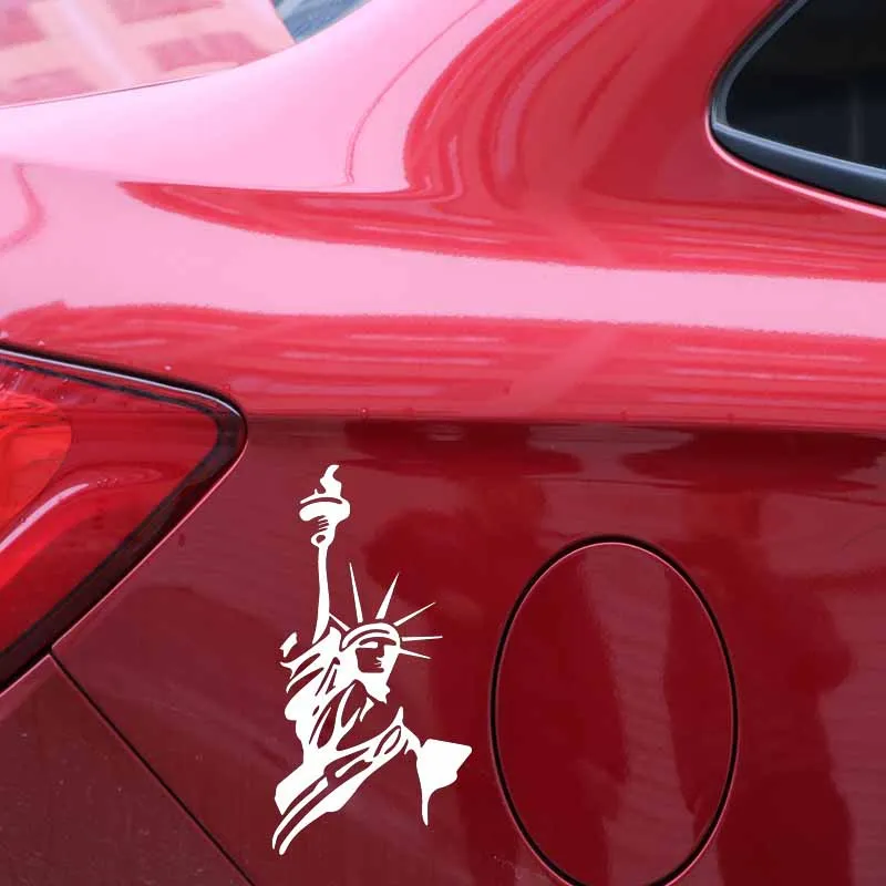 YJZT 8 5 см * 16 4 Статуя Свободы Святой бюст автомобиля Стикеры виниловые наклейки в