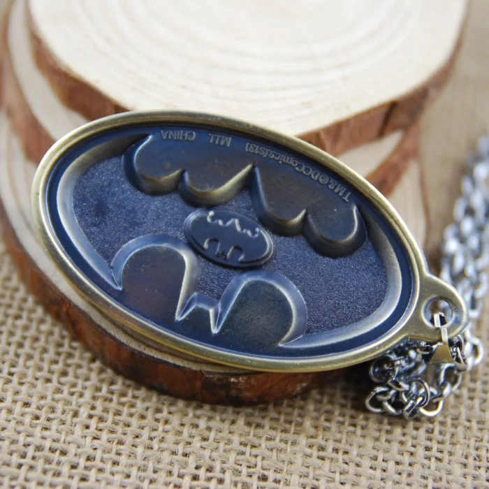 Free shipping EMS 65pc Batman metal plate necklace cartoon movie film video game character cosplay man woman jewelry accessory | Украшения