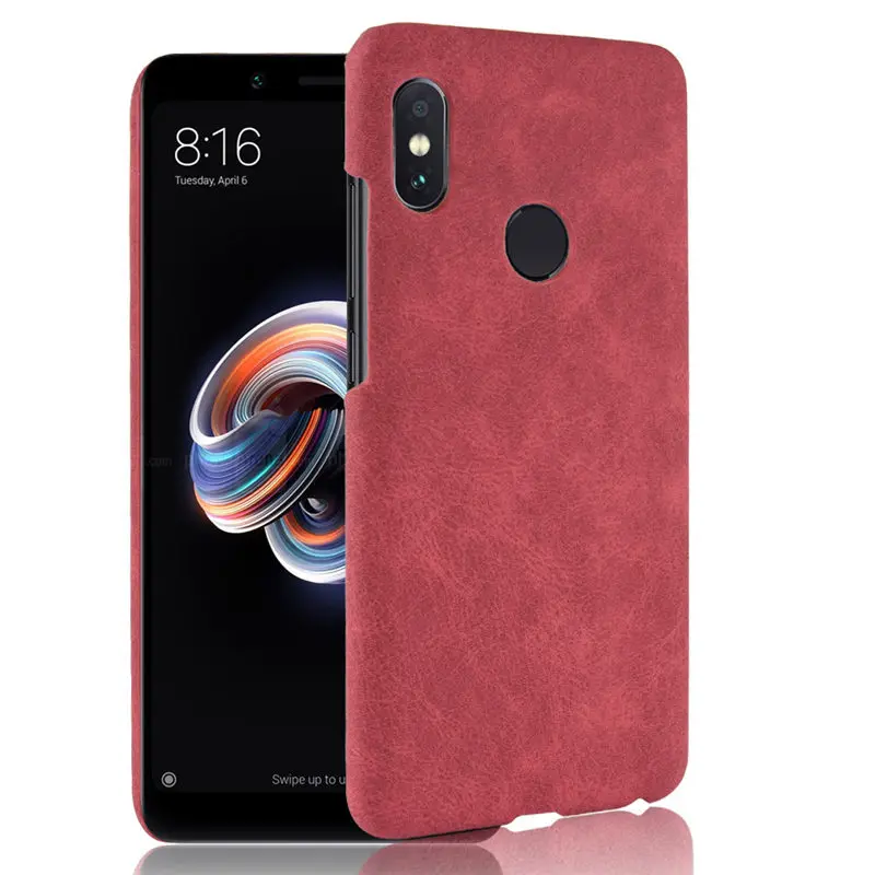 Xiaomi Redmi S2 Case Luxury PU Leather Global Version Retro Hard Phone For S 2 RedmiS2 Back Cover |