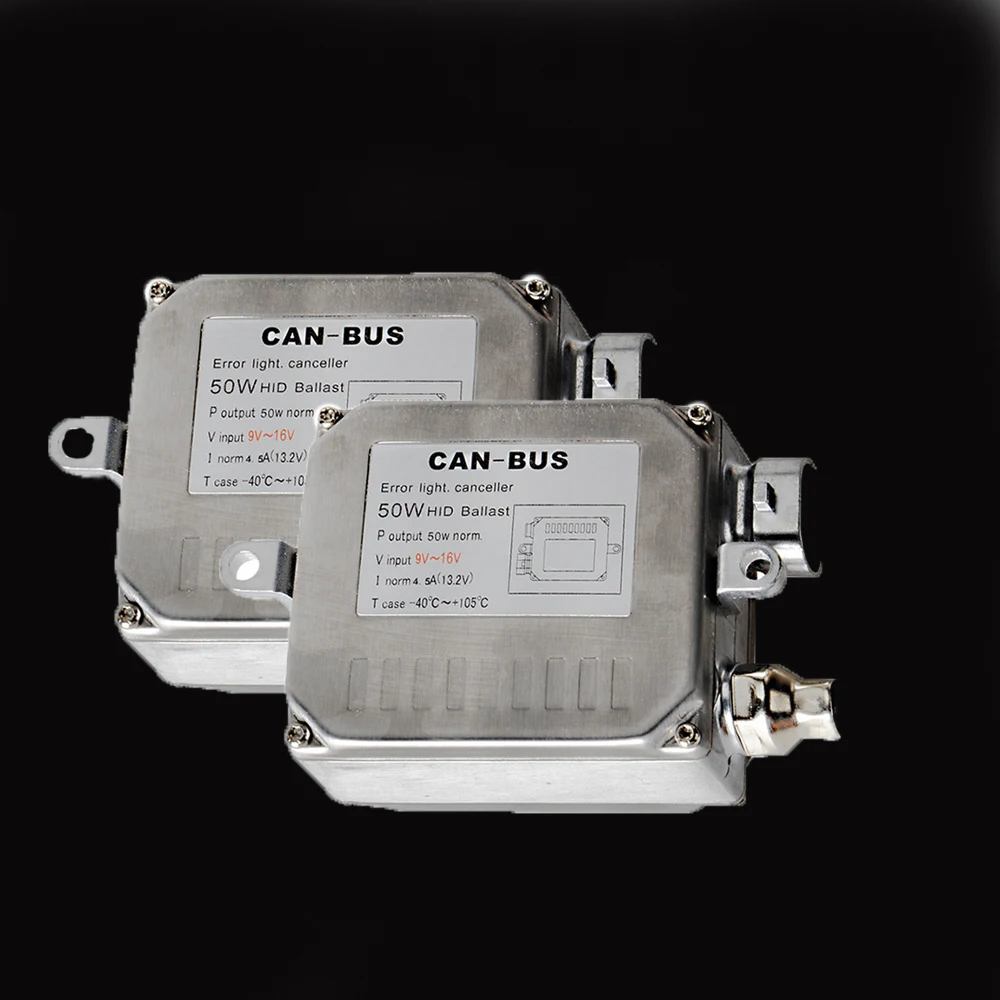2 шт. 50W HID ксеноновый балласт для Hylux 2A50 Canbus балласт подходит для ламп H1 H3 H7 H11 9005 9006 9012 D2H HID ретрофит.