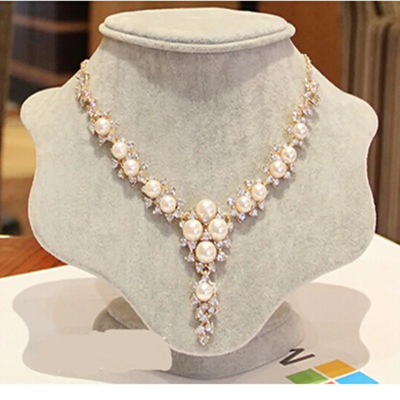 Женское Ожерелье с V образным вырезом|collares mujer|necklace collarbeaded choker |