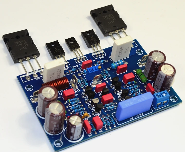 CM-2 полный сплит симметричный дизайн HiFi fever TTA1943 TTC5200 120 Вт+ 120 Вт класс AB Плата усилителя