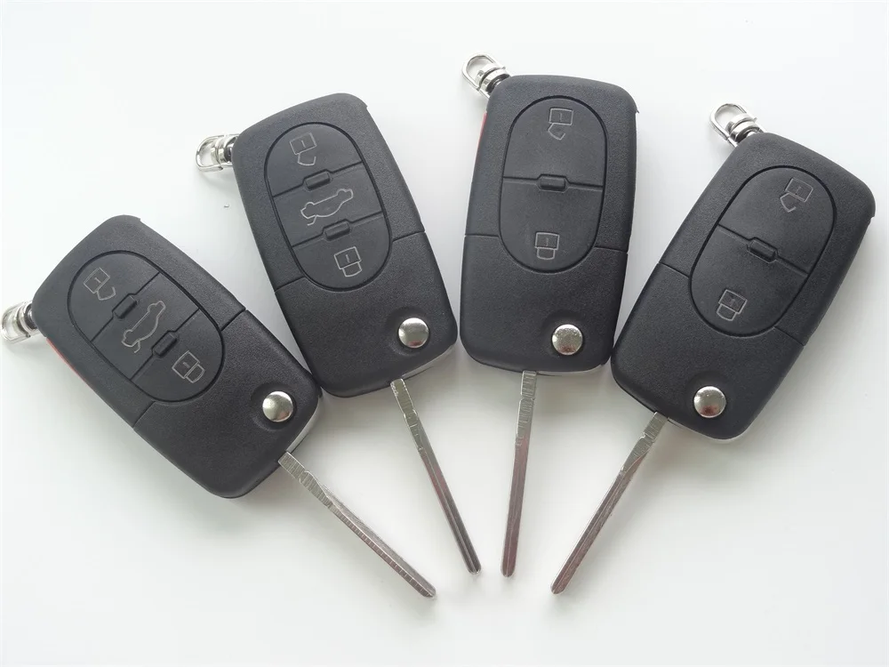 AUTEWODE сменный корпус для дистанционного ключа подходит Audi TT A4 A6 A8 Quattro 2 3 4 кнопки