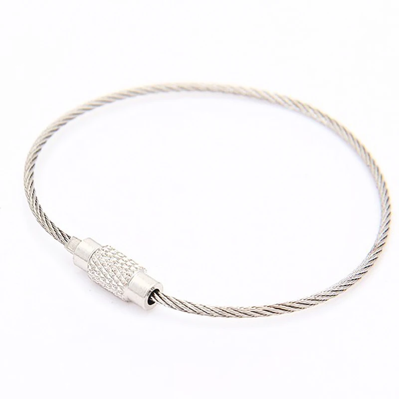 10 шт. проволока для ключей из нержавеющей стали винтовой замок трос