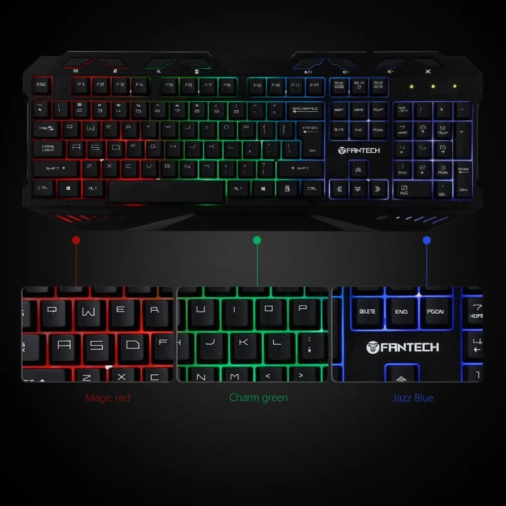 K10 Ergonomics Professional Gaming Pro Keyboard Switches Metal Wired USB | Электроника