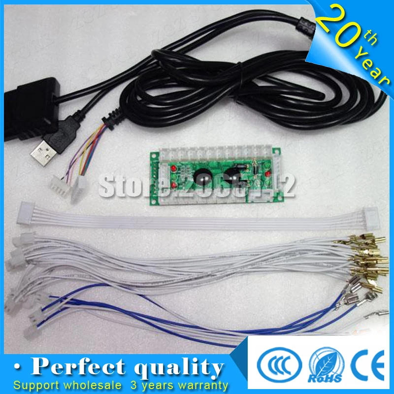 PS2/PS3/ПК/XBOX360 Аркада pcb джойстик USB аркадный кодировщик borad для ПК стандартный