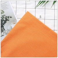 100CMX150CM 7 шт./лот, хлопок простой оранжевый стиль печатных стеганый набор тканей, текстиль пэчворк, ткань для шитья, ткань, ткань, Tilda - Цвет: 100CMX150CM